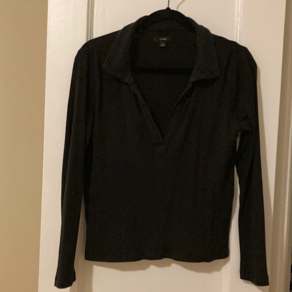 Black J. Crew collared shirt